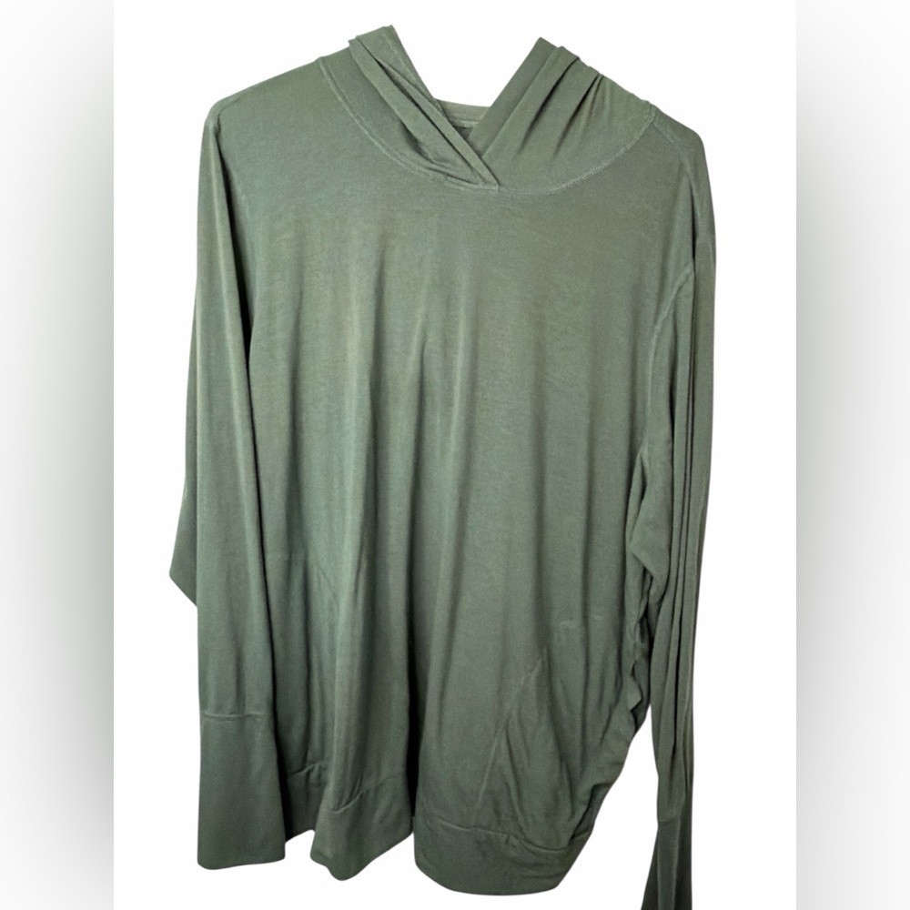 Old Navy Active Green Lightweight Long Sleeve Hooded Tee NWOT